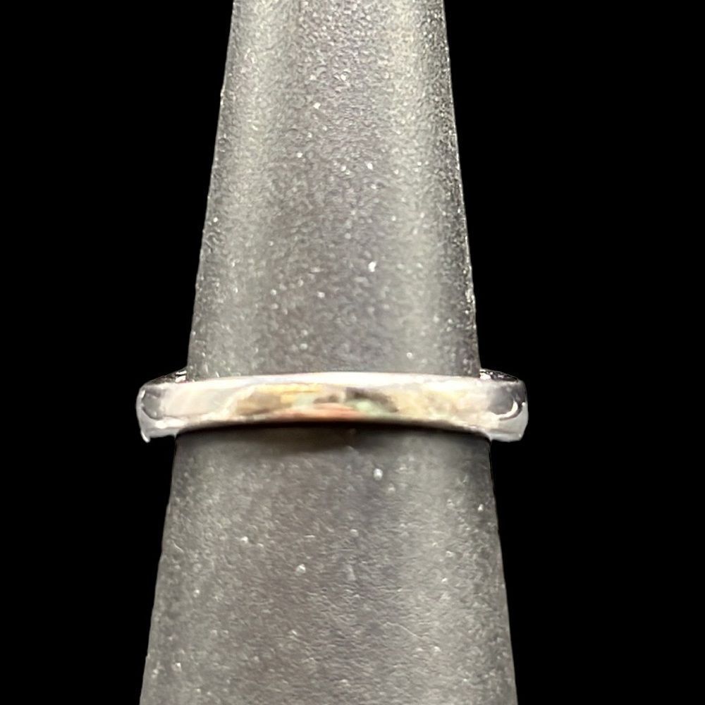 Blue Apatite Dome Ring Women’s Size 6 Sterling Silver 925 Jewelry Rope Outline - Picture 6 of 10